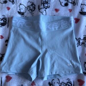 Nike Women's Sky Blue Bike Shorts
